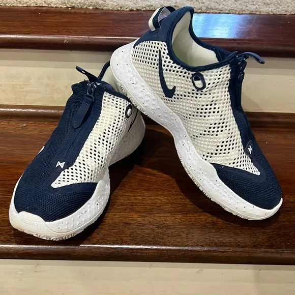 Nike Paul George Basketball Shoes College Navy/White Nike PG 4 College Navy Men main image 3